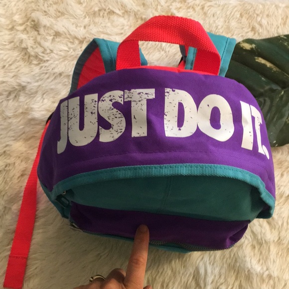 neon pink nike backpack